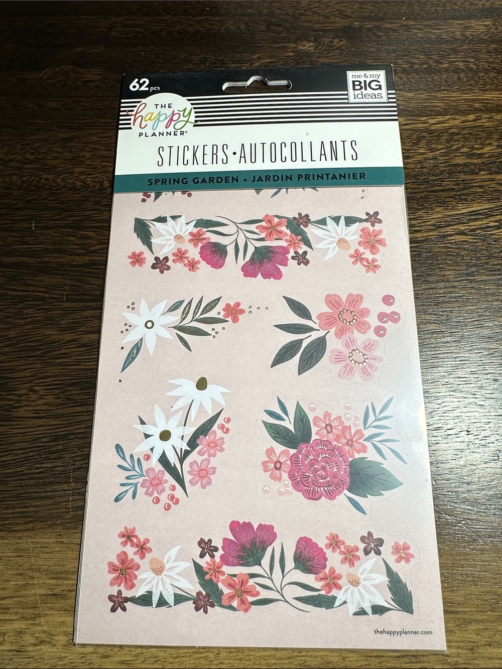 The Happy Planner -SPRING GARDEN  Sticker Sheet 3/25